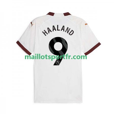 Maillot de Foot Manchester City Erling Haaland 9 Exterieur 2023/24